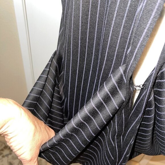 Matti Mamane Womens Iris Jacket Vest Blue Size Medium Avant Garde Israel New - Picture 8 of 15